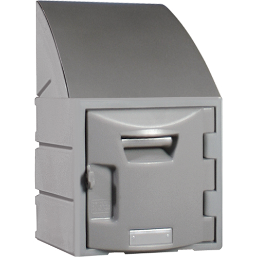 Locker, 12" x 15" x 25", Grey, Assembled Duraquip Inc