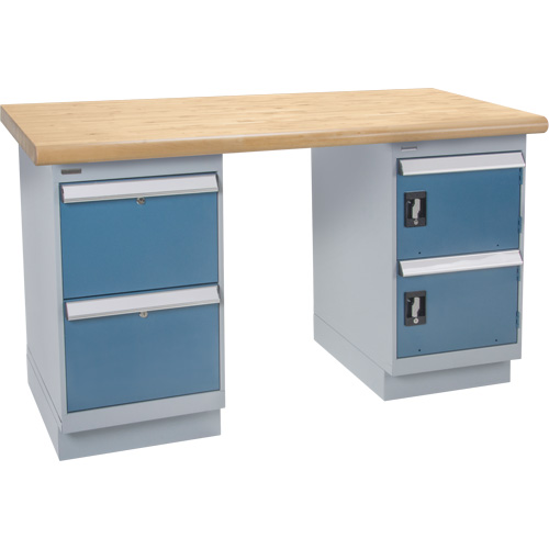 &eacute;tabli robuste, Porte & tiroirs, Cap 1500 lb, 72" la x 36" p, 34" h Duraquip Inc