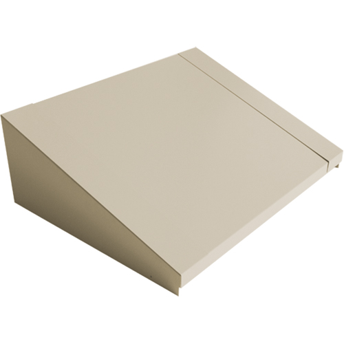 Dessus inclin&eacute; pour casiers robustes enti&egrave;rement soud&eacute; Concorde, Bloc de 2, 18" p x 24" la x 6" ha, Beige, Acier Duraquip Inc