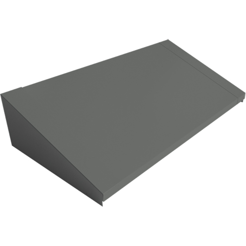 Dessus inclin&eacute; pour casiers robustes enti&egrave;rement soud&eacute; Concorde, Bloc de 3, 18" p x 36" la x 6" ha, Acier Duraquip Inc