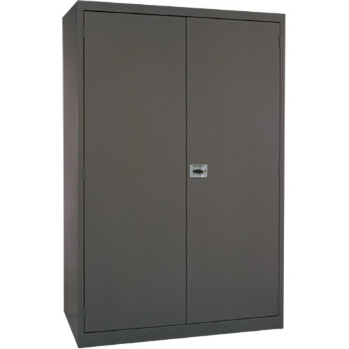 Deep Hi-Boy Storage Cabinet, Steel, 4 Shelves, 72" H x 36" W x 24" D, Charcoal Duraquip Inc