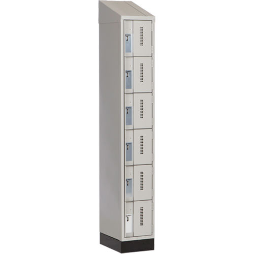 Casiers robustes Concorde, 6 niveaux, 12" x 18" x 82", Acier, Gris, Soud&eacute; (assembl&eacute;) Duraquip Inc