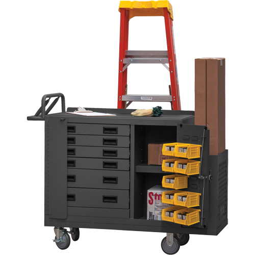 Postes de travail mobiles et robustes, Acier Surface Duraquip Inc