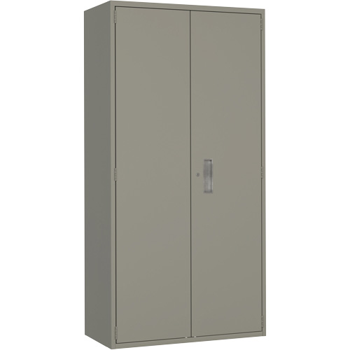 Hi-Boy Storage Cabinet, Steel, 4 Shelves, 72" H x 36" W x 18" D, Grey Duraquip Inc