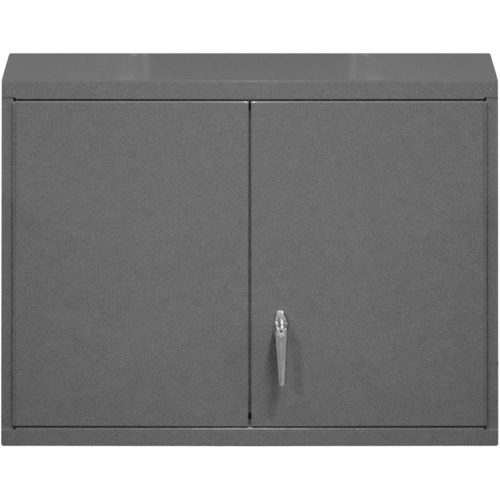 Armoire murale, 27" h x 29-7/8" la x 13-11/16" p, 2 tablettes, Acier, Gris Duraquip Inc