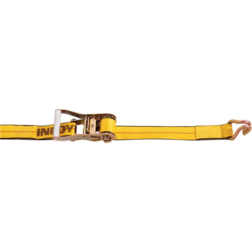 Tendeur d'arrimage &agrave; cliquet, Crochet &agrave; fil m&eacute;tallique, 2" , 30' , Charge d'utilisation max. 3333 lb (1511 kg) Duraquip Inc
