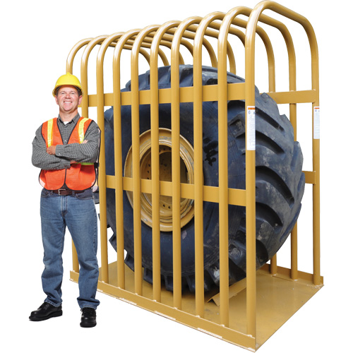 T111 10-Bar Earthmover Tire Inflation Cage Duraquip Inc