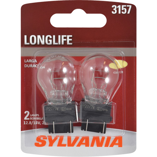 3157 Long Life Mini Automotive Bulb, Incandescent, 26.9 W/8.3 W, Off White Duraquip Inc