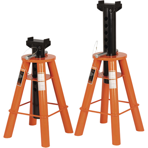 873A Low-Profile Truck Stand Set, 10 Tons Capacity, 20-1/2" - 30" H Duraquip Inc