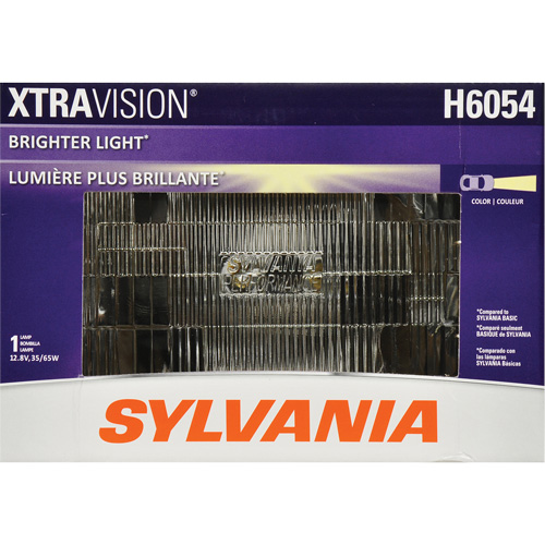 H6054 XtraVision&reg; Sealed Beam Headlight, Halogen, 55 W, Off White Duraquip Inc