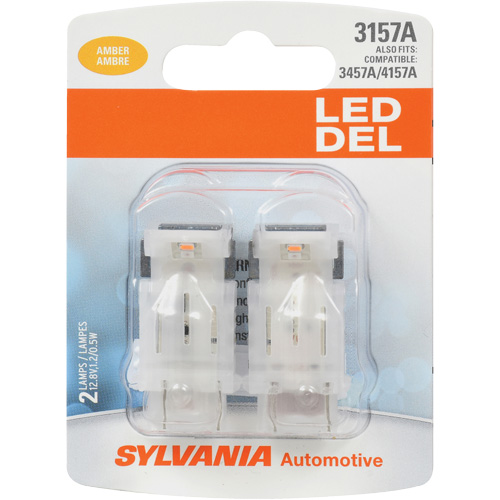 Mini-ampoule automobile 3157A, DEL, 0,5 W/12,8 W, Ambr&eacute;e Duraquip Inc