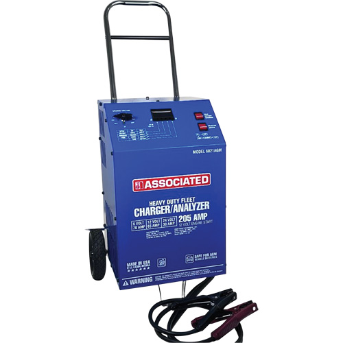 Chargeur & analyseur 6/12/24 V HD pour parc automobile Duraquip Inc