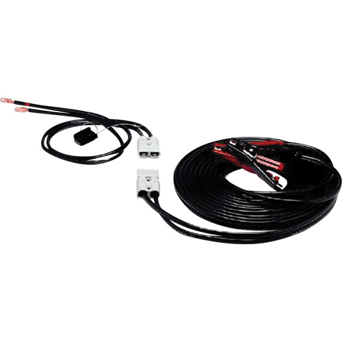 Pinces robustes enti&egrave;rement isol&eacute;es avec adaptateurs de borne lat&eacute;rale, 4 AWG, 500 A, C&acirc;ble 25' Duraquip Inc