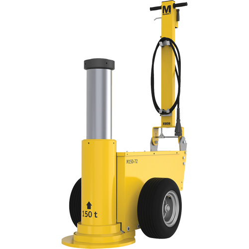 Cric Mammut, 165 tonnes, Air comprim&eacute;/hydraulique Duraquip Inc