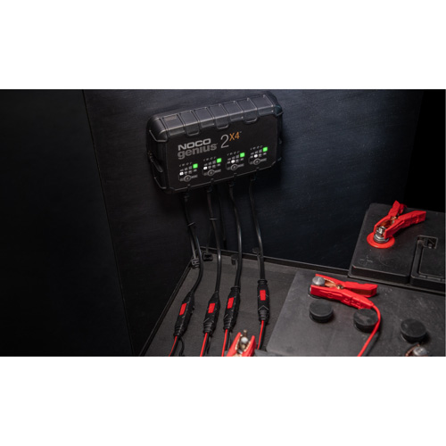 Genius&reg; 2X4 4-Bank, 8-Amp Battery Charger Duraquip Inc