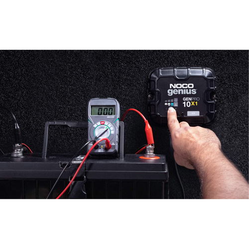 Genius&reg; GenPro10X1 1-Bank, 10-Amp On-Board Battery Charger Duraquip Inc