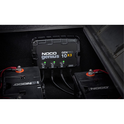 Genius&reg; GenPro10X3 3-Bank, 30-Amp On-Board Battery Charger Duraquip Inc