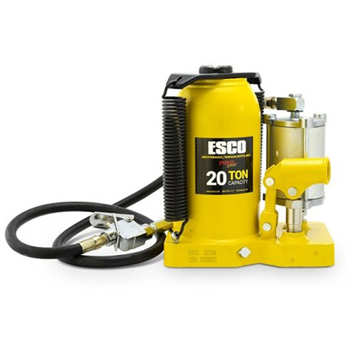 Cric-bouteille de s&eacute;rie Pro, 20 tonne(s), Air comprim&eacute;/hydraulique, 20" Hauteur &eacute;lev&eacute;e Duraquip Inc