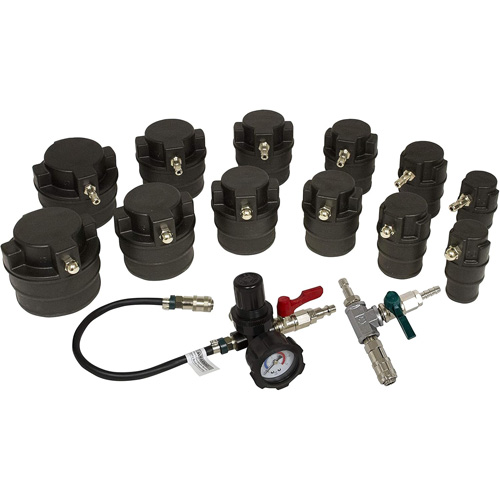 Trousse de test de syst&egrave;me d'air de turbocompresseur avec adaptateur pour fum&eacute;e Duraquip Inc