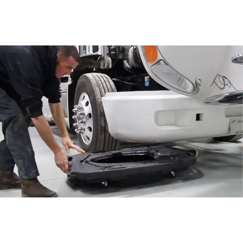 Bac de vidange d'huile pour camion &agrave; profil bas avec couvercle Duraquip Inc