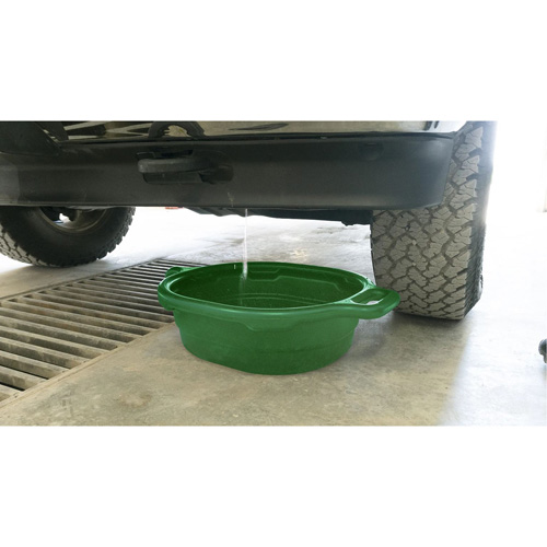 Green Oval Drain Pan Duraquip Inc