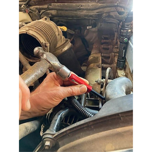 Barre-levier avec extr&eacute;mit&eacute; de frappe, 1/4" la x 5" lo Duraquip Inc