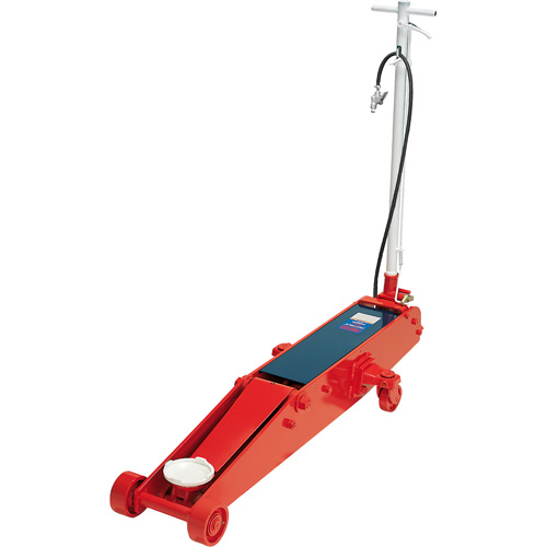 Floor Jack, 10 Ton(s) Capacity, 6-1/8" Lowered, 27-1/4" Raised, Air Hydraulic Duraquip Inc
