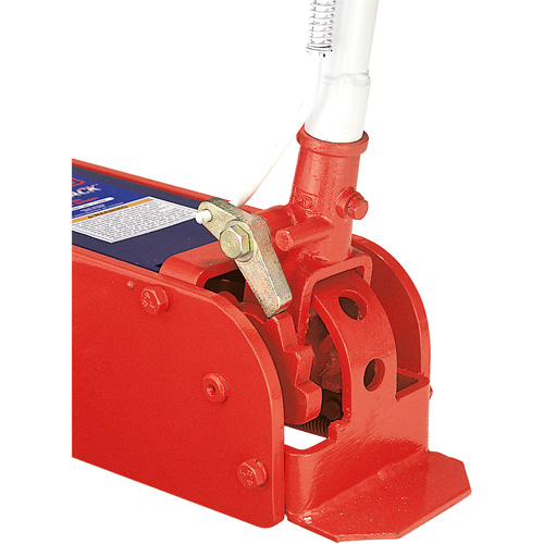 Floor Jack, 10 Ton(s) Capacity, 6-1/8" Lowered, 27-1/4" Raised, Air Hydraulic Duraquip Inc