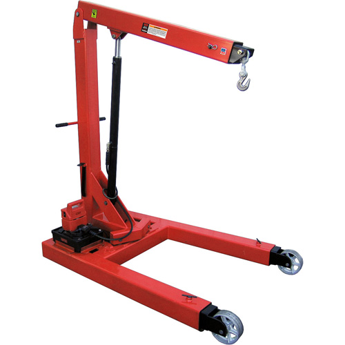 Electro Hydraulic Floor Crane, 6613.87 lbs. (3 tons) Capacity Duraquip Inc