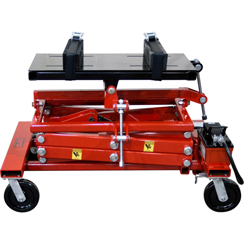 Table &eacute;l&eacute;vatrice pour groupe motopropulseur, 19" lo x 36" la, Capacit&eacute; 2500 lb Duraquip Inc