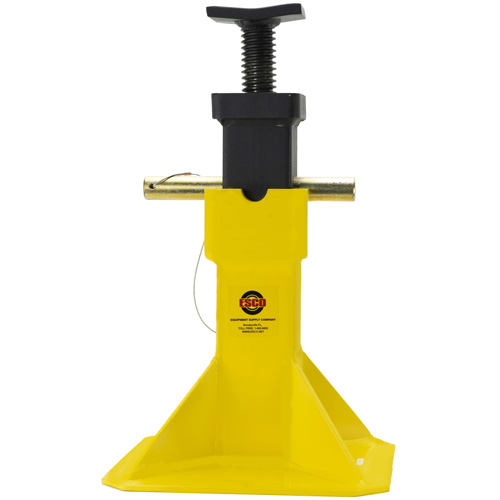 Jack Stands with Adjustable Screw Top Saddle, Locking Pin, 15-1/2" - 20-1/2" H Duraquip Inc