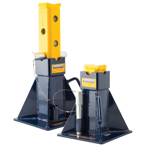 Vehicle Support Stands, Locking Pin, 25 tons Capacity Duraquip Inc