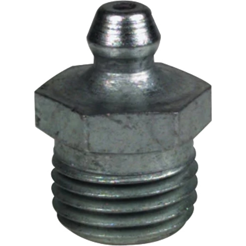 Raccord de graissage droit tr&egrave;s court, Acier, Filetage de 0,25 NPT Duraquip Inc