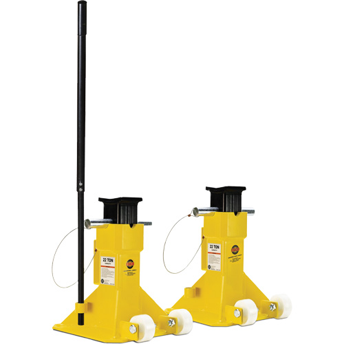 Cric EZ-Wheel, Tige verrouillable, Capacit&eacute; de 22 tonnes, 13-1/2" - 20" h Duraquip Inc