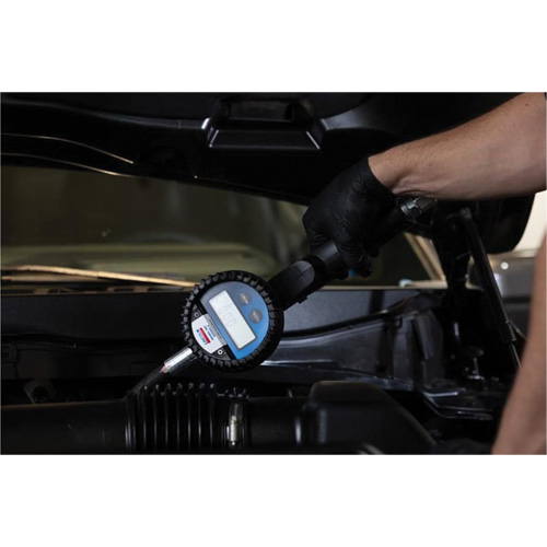 Electronic Lube Meter with Flexible 90° Extension Duraquip Inc
