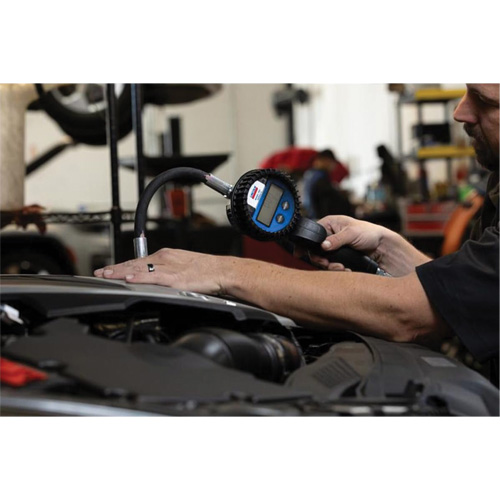 Electronic Lube Meter with Flexible 90° Extension Duraquip Inc
