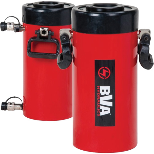 Double Action Hollow Hole Hydraulic Cylinder, 10.13" Stroke, 100 Ton(s) Capacity, 10000 PSI Duraquip Inc