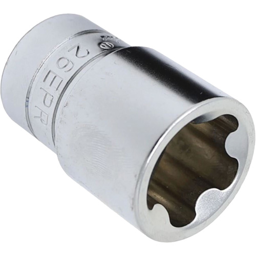 Jeu de douilles TORX EPR &agrave; 5 pans, 16 Morceaux, Prise de 1/4"/3/8"/1/2" Duraquip Inc