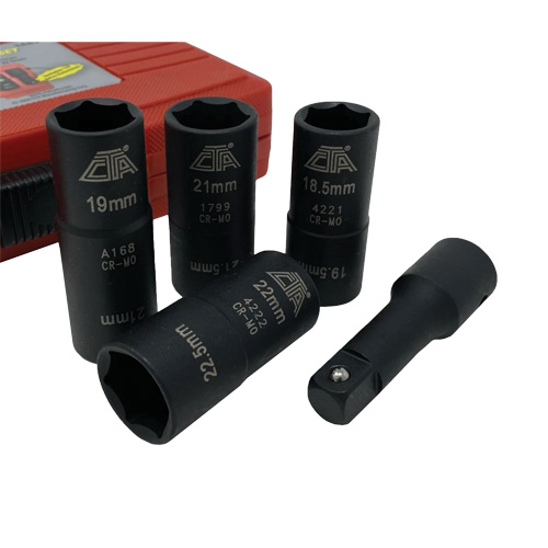 Ensemble de douilles r&eacute;versibles, 5 Morceaux, Prise de 1/2" Duraquip Inc