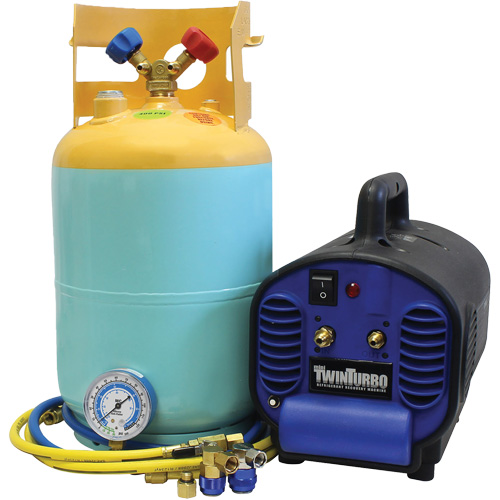 Mini Twin Refrigerant Recovery System For Contaminated R134A And R1234Yf Duraquip Inc