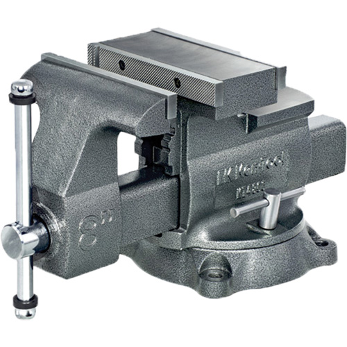 &eacute;tau r&eacute;versible pour m&eacute;canicien professionnel KT4800, Largeur des m&acirc;choires 8", Profondeur de la gorge 4-7/8", Base Pivotant Duraquip Inc