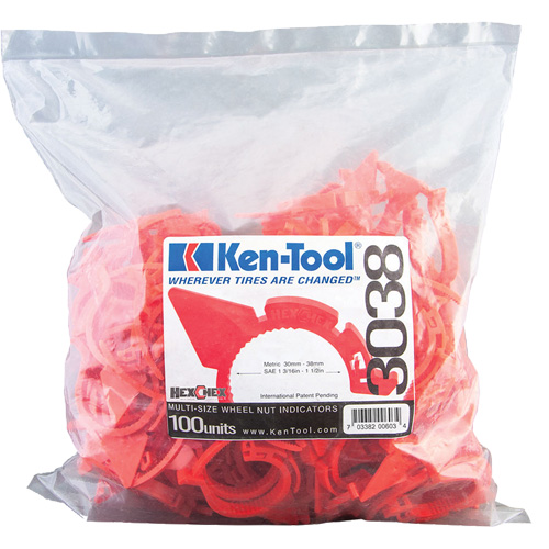 HexChex Multi-Size Loose Wheel Nut Indicator Duraquip Inc