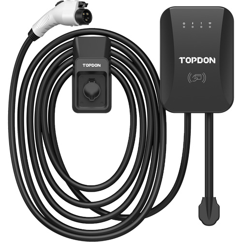 Chargeur r&eacute;sidentiel PulseQ AC pour VE avec mode identification par radiofr&eacute;quence (RFID), 40 A, Niveau 2 CA, Connecteur Type 1 (SAE J1772) Duraquip Inc