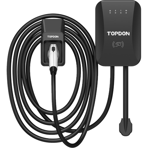 Chargeur r&eacute;sidentiel PulseQ AC pour VE avec mode identification par radiofr&eacute;quence (RFID), 40 A, Niveau 2 CA, Connecteur Type 1 (SAE J1772) Duraquip Inc