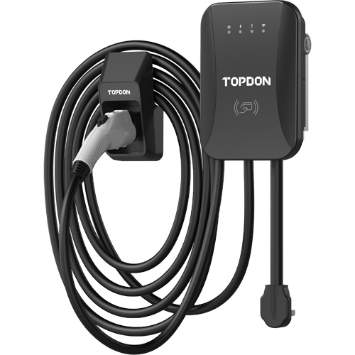 Chargeur r&eacute;sidentiel PulseQ AC pour VE avec mode identification par radiofr&eacute;quence (RFID), 40 A, Niveau 2 CA, Connecteur Type 1 (SAE J1772) Duraquip Inc