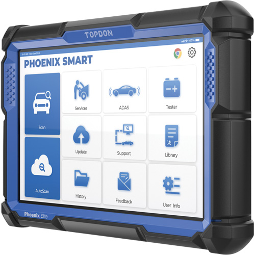 Phoenix Smart 10.1" OE-Level Scan Tool, Cloud-Based Programming & Advanced Protocols Duraquip Inc
