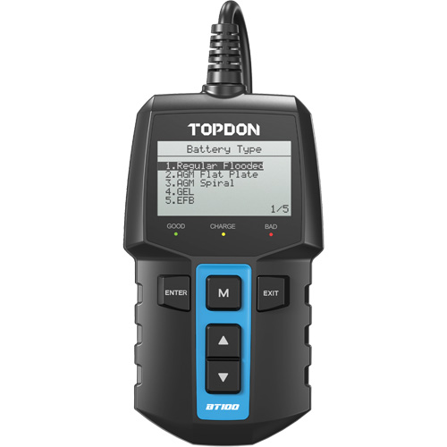 BT100 12V Battery & System Tester Duraquip Inc