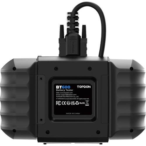 Testeur de batterie 12?V et de syst&egrave;mes 12?V/24?V BT600 avec imprimante int&eacute;gr&eacute;e Duraquip Inc