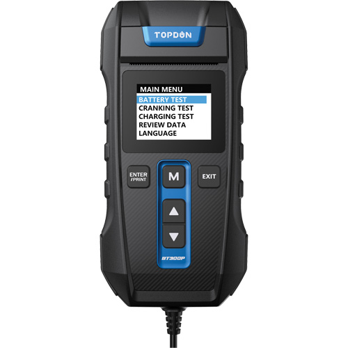 BT300P Battery, Charging & Cranking System Tester with Printer Duraquip Inc