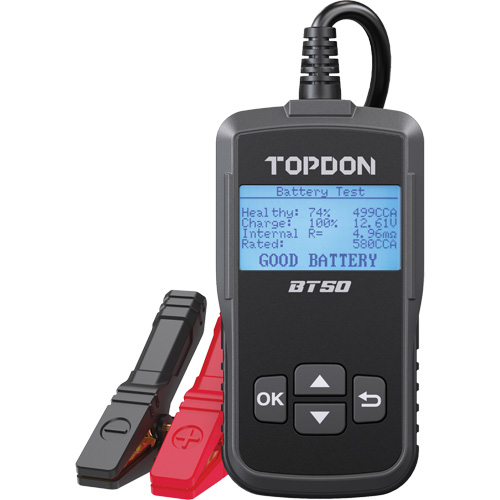 BT50 Battery, Charging & Cranking System Tester Duraquip Inc